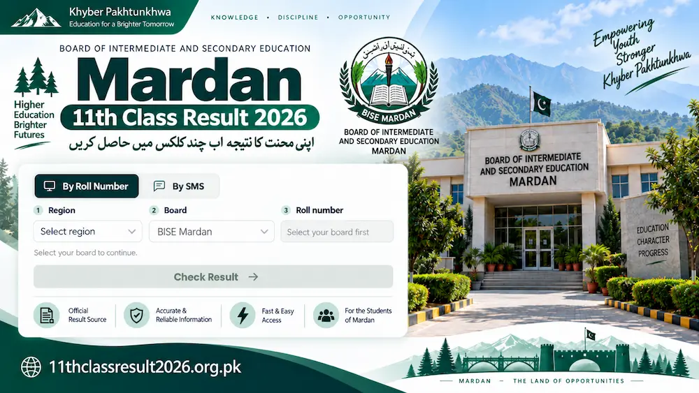 Mardan 11th Class Result 2026 – Check Your Result