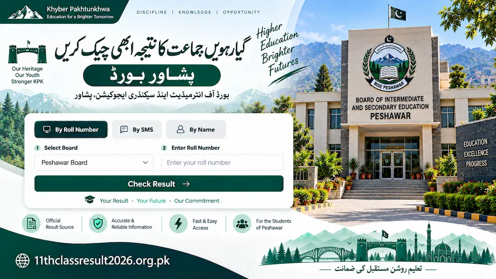 Peshawar 11th Class Result 2026 – Check HSSC Part-I