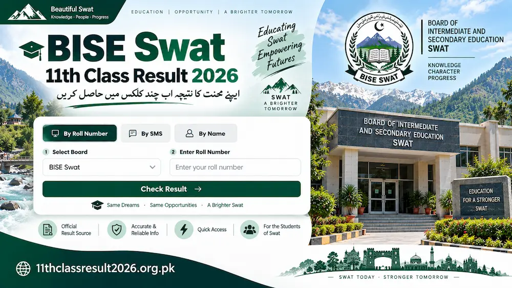 Swat 11th Class Result 2026 BISE Swat